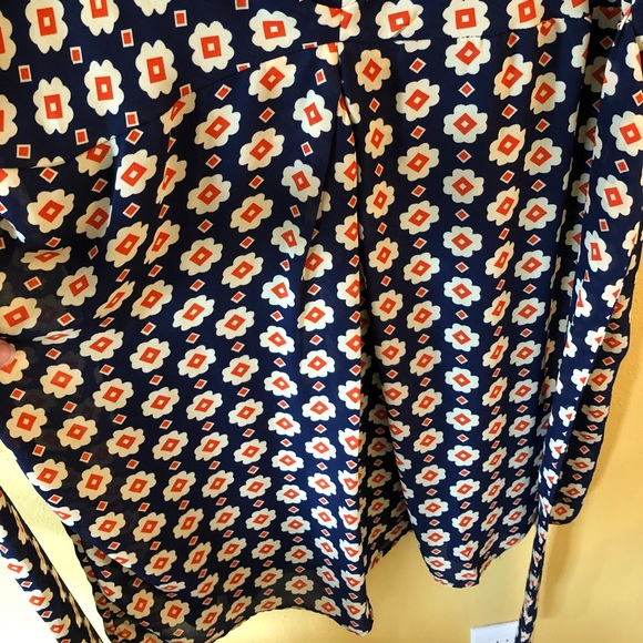 NWOT Yumi Faris Floral Print Cap Sleeve Dress - Picture 5 of 8